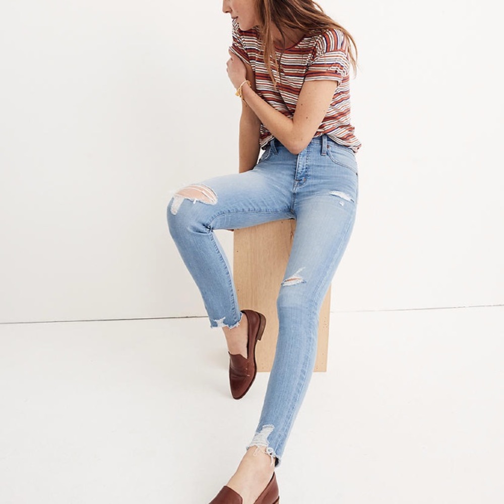 Madewell 9” High Rise Skinny Jeans